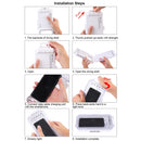 PULUZ 45m/147ft Waterproof Diving Case Photo Video Taking Underwater Housing Cover for Galaxy, Huawei, Xiaomi, Google Android OTG Smartphones with Type-C Port(White)