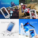 PULUZ 45m/147ft Waterproof Diving Case Photo Video Taking Underwater Housing Cover for Galaxy, Huawei, Xiaomi, Google Android OTG Smartphones with Type-C Port(White)