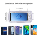 PULUZ 45m/147ft Waterproof Diving Case Photo Video Taking Underwater Housing Cover for Galaxy, Huawei, Xiaomi, Google Android OTG Smartphones with Type-C Port(White)