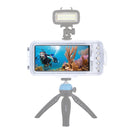 PULUZ 45m/147ft Waterproof Diving Case Photo Video Taking Underwater Housing Cover for Galaxy, Huawei, Xiaomi, Google Android Smartphones with OTG Function(White)