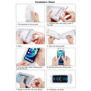 PULUZ 45m/147ft Waterproof Diving Case Photo Video Taking Underwater Housing Cover for Galaxy, Huawei, Xiaomi, Google Android Smartphones with OTG Function(White)