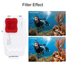 PULUZ 40m/130ft Waterproof Diving Case for iPhone 13 mini / 12 mini, Photo Video Taking Underwater Housing Cover(White)
