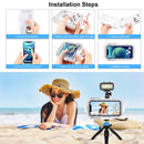 PULUZ 40m/130ft Waterproof Diving Case for iPhone 13 mini / 12 mini, Photo Video Taking Underwater Housing Cover(White)