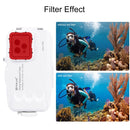 PULUZ 40m/130ft Waterproof Diving Case for iPhone 13 / 13 Pro / 12 / 12 Pro, Photo Video Taking Underwater Housing Cover(White)