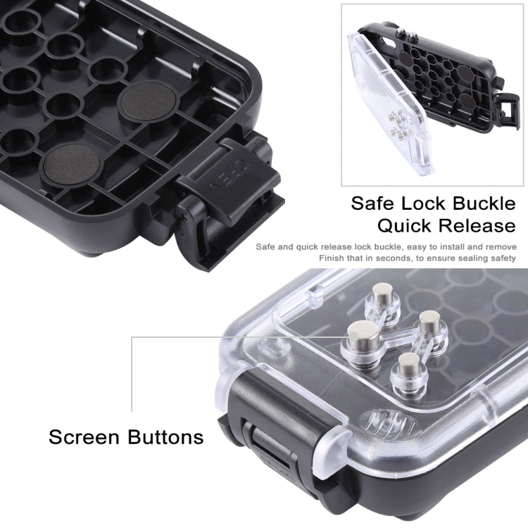 PULUZ PULUZ 40m/130ft Waterproof Diving Case for Huawei P20 Pro, Photo Video Taking Underwater Housing Cover(Black)