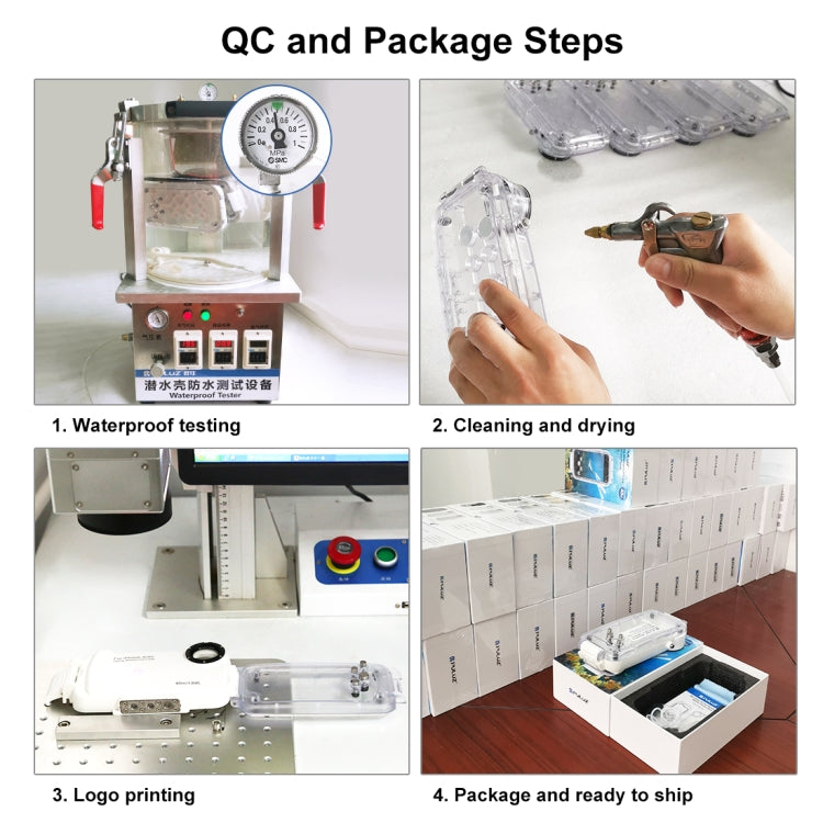 PULUZ PULUZ 40m/130ft Waterproof Diving Case for Huawei P20 Pro, Photo Video Taking Underwater Housing Cover(Transparent)