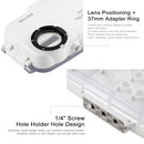 PULUZ PULUZ 40m/130ft Waterproof Diving Case for Huawei P20 Pro, Photo Video Taking Underwater Housing Cover(White)
