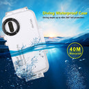 PULUZ PULUZ 40m/130ft Waterproof Diving Case for Huawei P20 Pro, Photo Video Taking Underwater Housing Cover(White)