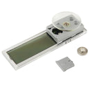 K-033 Mini Car Electronic Auto Clock Digital Transparent LCD Display with Sucker