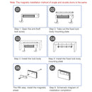 YH-280D Double Door Magnetic Lock (600Lbs)