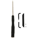 2 PCS for Apple Watch 38mm Metal Strap Connector Metal Buckle with Screwdrivers Tool(Black)