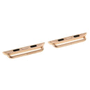 2 PCS for Apple Watch 42mm Metal Strap Connector Metal Buckle with Screwdrivers Tool(Gold)