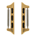 2 PCS for Apple Watch 38mm Metal Strap Connector Metal Buckle(Gold)