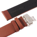 Kakapi for Apple Watch 42mm Subtle Texture Double Buckle Genuine Leather Watch Band, Only Used in Conjunction with Connectors (S-AW-3293)(Coffee)
