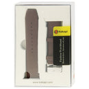 Kakapi for Apple Watch 42mm Subtle Texture Classic Buckle Genuine Leather Watch Band with Connector(Coffee)