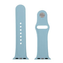 For Apple Watch Sport 38mm High-performance Rubber Sport Watch Band with Pin-and-tuck Closure(Baby Blue)