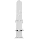 For Apple Watch Sport 38mm High-performance Rubber Sport Watch Band with Pin-and-tuck Closure(White)