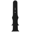 For Apple Watch Sport 42mm High-performance Rubber Sport Watch Band with Pin-and-tuck Closure(Black)