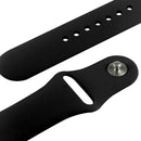 For Apple Watch Sport 42mm High-performance Rubber Sport Watch Band with Pin-and-tuck Closure(Black)