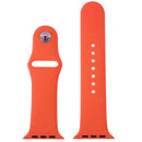For Apple Watch Sport 42mm High-performance Rubber Sport Watch Band with Pin-and-tuck Closure(Orange)