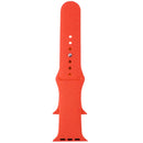 For Apple Watch Sport 42mm High-performance Rubber Sport Watch Band with Pin-and-tuck Closure(Orange)