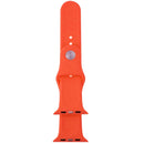 For Apple Watch Sport 42mm High-performance Rubber Sport Watch Band with Pin-and-tuck Closure(Orange)