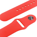 For Apple Watch Sport 42mm High-performance Rubber Sport Watch Band with Pin-and-tuck Closure(Red)