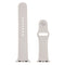 For Apple Watch Sport 38mm High-performance Longer Silicone Sport Watch Band with Pin-and-tuck Closure(Beige)