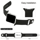 For Apple Watch Sport 38mm High-performance Longer Silicone Sport Watch Band with Pin-and-tuck Closure(Beige)