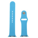 For Apple Watch Sport 38mm High-performance Longer Silicone Sport Watch Band with Pin-and-tuck Closure(Blue)