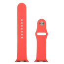 For Apple Watch Sport 42mm High-performance Longer Rubber Sport Watch Band with Pin-and-tuck Closure(Rose Red)