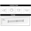 For Apple Watch 38mm Milanese Loop Magnetic Stainless Steel Watchband(Silver)