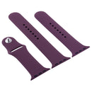 For Apple Watch Series 7 41mm / 6 & SE & 5 & 4 40mm / 3 & 2 & 1 38mm High-performance Ordinary & Longer Rubber Sport Watch Band with Pin-and-tuck Closure(Cherries)