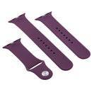 For Apple Watch Series 7 41mm / 6 & SE & 5 & 4 40mm / 3 & 2 & 1 38mm High-performance Ordinary & Longer Rubber Sport Watch Band with Pin-and-tuck Closure(Cherries)
