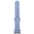 For Apple Watch Series 7 45mm / 6 & SE & 5 & 4 44mm / 3 & 2 & 1 42mm High-performance Ordinary & Longer Rubber Sport Watch Band with Pin-and-tuck Closure(Lavender Grey)