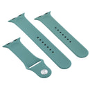 For Apple Watch Series 7 45mm / 6 & SE & 5 & 4 44mm / 3 & 2 & 1 42mm High-performance Ordinary & Longer Rubber Sport Watch Band with Pin-and-tuck Closure(Cactus)