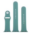 For Apple Watch Series 7 45mm / 6 & SE & 5 & 4 44mm / 3 & 2 & 1 42mm High-performance Ordinary & Longer Rubber Sport Watch Band with Pin-and-tuck Closure(Cactus)