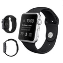 For Apple Watch Series 7 45mm / 6 & SE & 5 & 4 44mm / 3 & 2 & 1 42mm High-performance Ordinary & Longer Rubber Sport Watch Band with Pin-and-tuck Closure(Cactus)