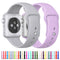 For Apple Watch Series 7 45mm / 6 & SE & 5 & 4 44mm / 3 & 2 & 1 42mm High-performance Ordinary & Longer Rubber Sport Watch Band with Pin-and-tuck Closure(Red)