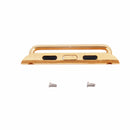 For Apple Watch 38 / 40 / 41mm Metal Strap Connector Metal Buckle, Pair(Gold)