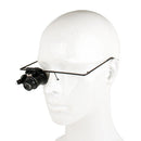 20X Glasses Type Watch Repair Magnifier With LED Light