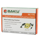 BAKU Powerful Mini Anti-static Soldering Station Welder Machine, EU Plug (BK-938)(Silver)