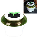 Car Auto Potted Plant Shape Cigarette Lighter Air Purifier Negative Ione Freshener Air Cleaner, Removes Pollen, Smoke, Bad Smell and Odors with Colorful Light(Green)
