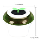 Car Auto Potted Plant Shape Cigarette Lighter Air Purifier Negative Ione Freshener Air Cleaner, Removes Pollen, Smoke, Bad Smell and Odors with Colorful Light(Green)