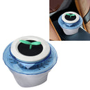 Car Auto Potted Plant Shape Cigarette Lighter Air Purifier Negative Ione Freshener Air Cleaner, Removes Pollen, Smoke, Bad Smell and Odors with Colorful Light(Blue)