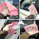 KANEED Synthetic Chamois Drying Towel Super Absorbent PVA Shammy Cloth for Fast Drying of Car, Size: 43 x 32 x 0.2cm(Pink)