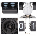 Balance Shaped Metal Auto Flip Down Clock Desktop Decorative Clock with Single Holder