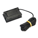 Mini LCD Digital Thermometer for Fridge Freezer, Insert Size 46mm x 26.6mm, Cable Length 1m(Black)
