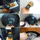 Infrared Thermometer, Temperature Range: -50 - 380 Degrees Celsius(Yellow)