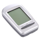 LCD Digital Desk Indoor Thermometer Hygrometer with Date / Clock / Freezing Warning(Silver)